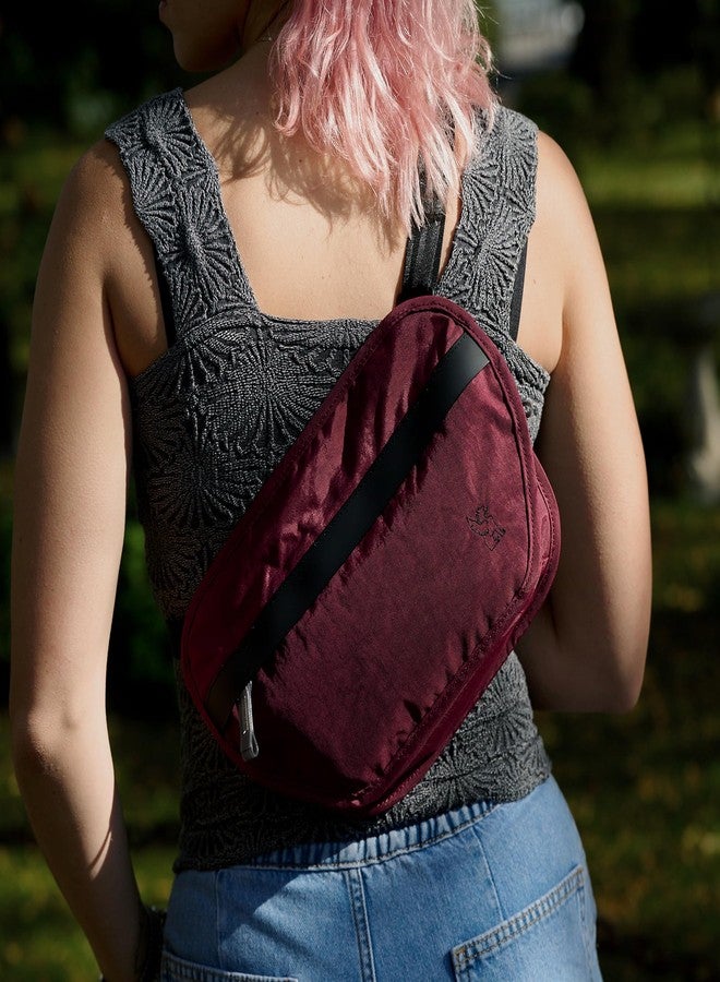 Chrome Industries Sodo Crossbody Sling Bag for Men and Women - Zippered Phone, Security & Hidden Pockets, Recycled Materials - Black - Image 4