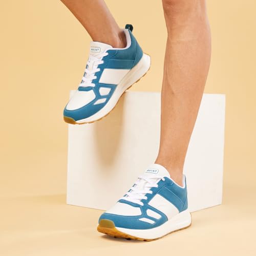 AVANT Men's Waffle Pro Sneaker Shoes- Soft Cushioned Insole, Slip-Resistant, Dynamic Feet Support, Arch Support & Shock Absorption, Trendy, Casual Footwear (AVMSH164CL01UK6_Green_UK6) - Image 5