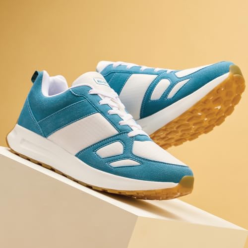 AVANT Men's Waffle Pro Sneaker Shoes- Soft Cushioned Insole, Slip-Resistant, Dynamic Feet Support, Arch Support & Shock Absorption, Trendy, Casual Footwear (AVMSH164CL01UK6_Green_UK6) - Image 3