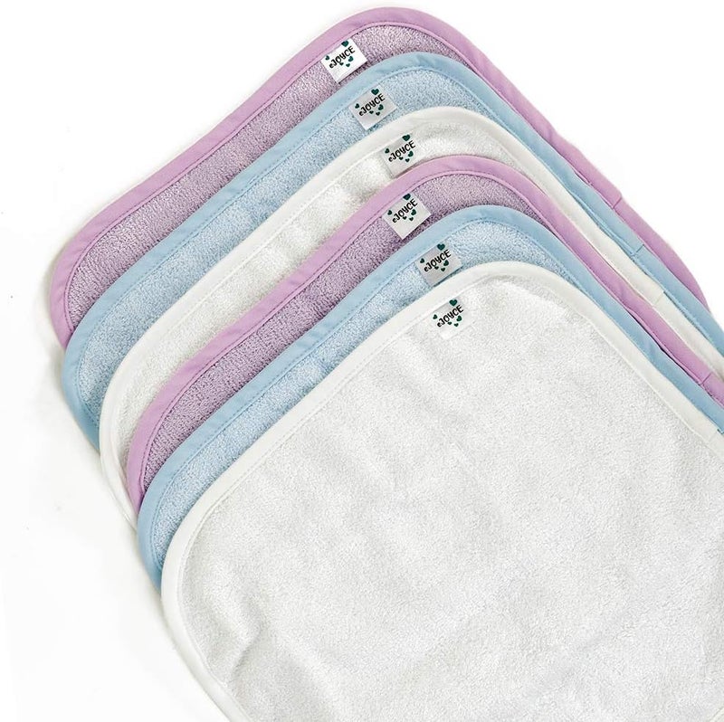 eJoyce Organic Bamboo Baby Washcloths - 6 Pack - Image 3