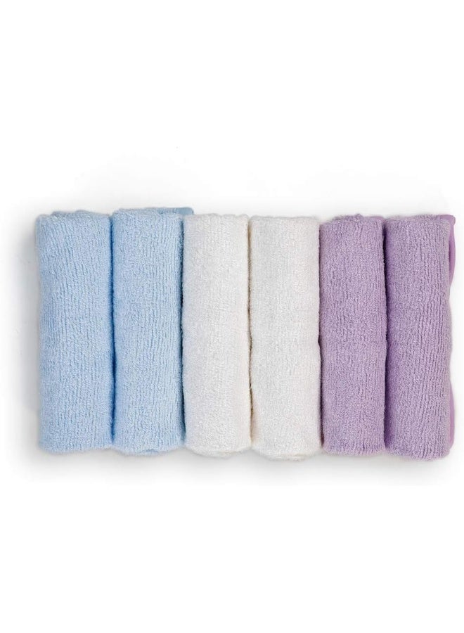 eJoyce Organic Bamboo Baby Washcloths - 6 Pack - Image 4