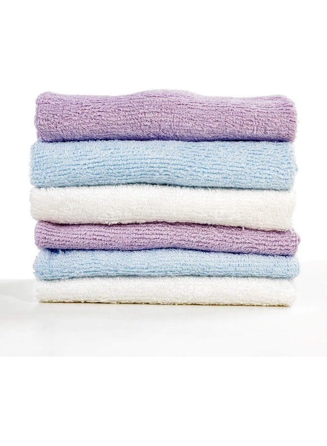 eJoyce Organic Bamboo Baby Washcloths - 6 Pack - Image 2