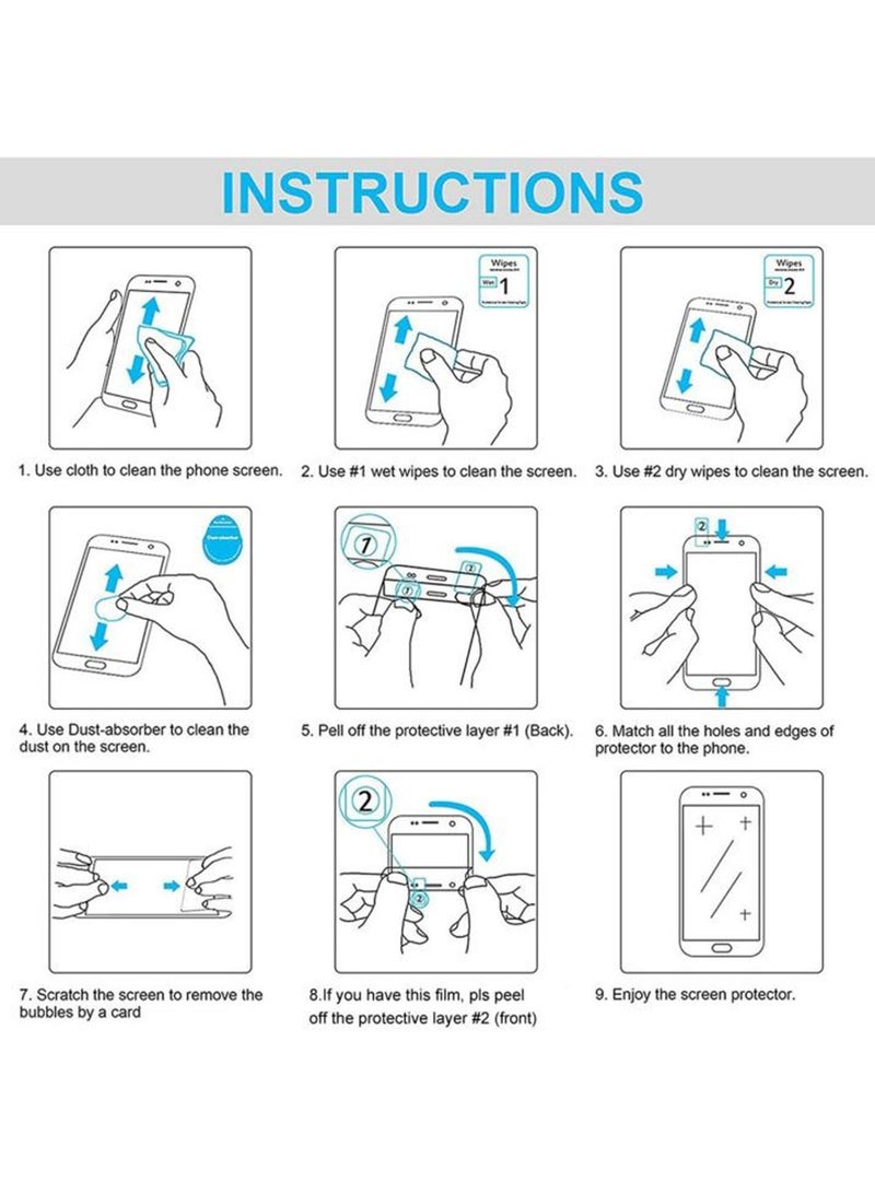 لاصقة حماية للشاشة بتغطية كاملة لهاتف فيفو Y39 - Image 4