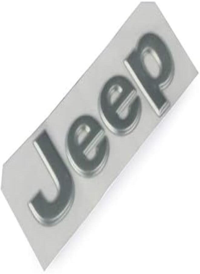 Jeep - JEEP NEW 3-D CHROME DECAL EMBLEM NAMEPLATE MOPAR OEM - Image 1