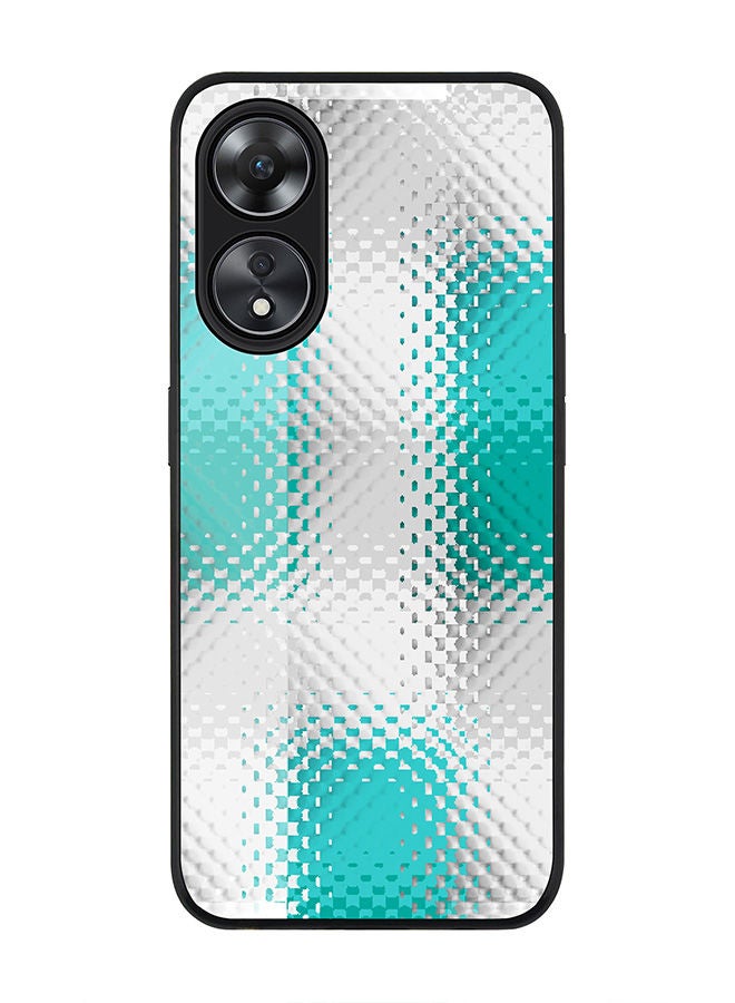 Stylizedd Rugged Black edge case for Oppo A78 5G / Oppo A58 5G Slim fit Soft Case Flexible Rubber Edges Anti Drop TPU Gel Thin Cover -  Cubic Stairs - Image 1