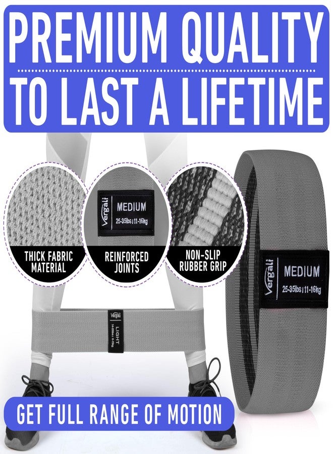 أحزمة مقاومة للتمارين الرياضية مع دليل استخدام أحزمة التمرين. 4 أحزمة لتقوية عضلات المؤخرة للنساء والرجال، أحزمة مطاطية قماشية للتمارين الرياضية، أحزمة مقاومة للساقين، أحزمة لتمارين الورك والفخذ والأرداف، مجموعة أحزمة - Image 5