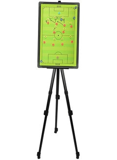 Generic Magnetic Soccer Coaching Board, Soccer Coaching Board, Soccer Coach Stand, Adjustable Height, with Marker Pen, Eraser, Storage Bag and Set of Magnets  - Image 1