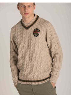 Marco Bergamo V-NECK PATCHED LOGO PULLOVER  - Image 1