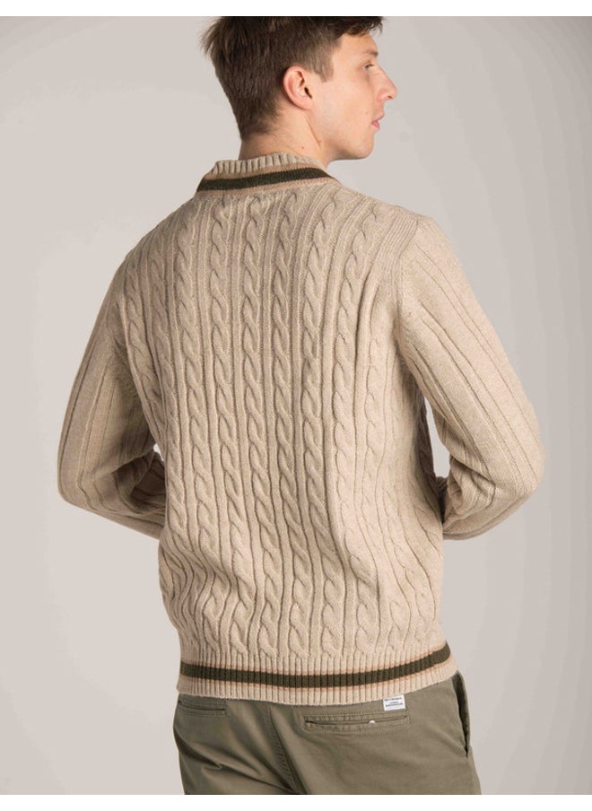 Marco Bergamo V-NECK PATCHED LOGO PULLOVER  - Image 4