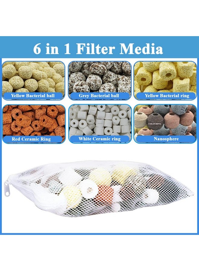 COLOURFUL - Aquarium Filter Media | Improved Water Quality and Healthy Fish Tanks | Providing a Multi-Faceted Approach to Aquarium Filtration (450g Pack of 1, 6 in 1 Filter Media) - Image 3