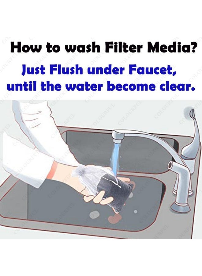 COLOURFUL - Aquarium Filter Media | Improved Water Quality and Healthy Fish Tanks | Providing a Multi-Faceted Approach to Aquarium Filtration (450g Pack of 1, 6 in 1 Filter Media) - Image 2