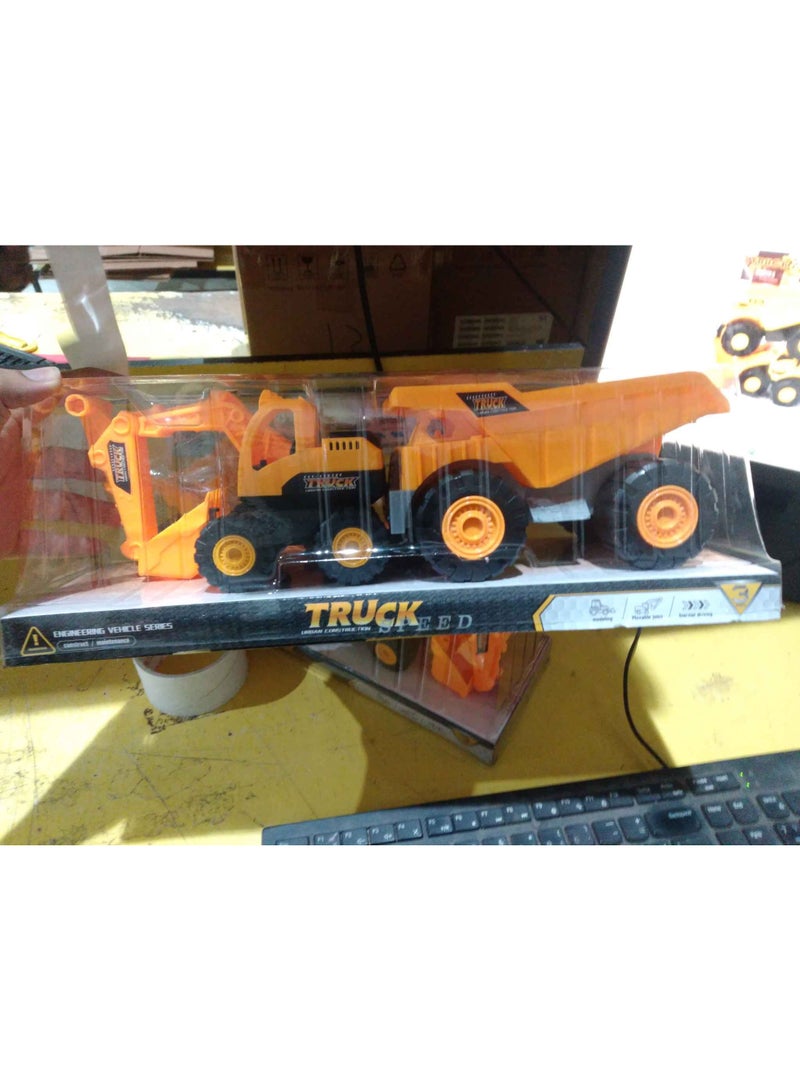 TRUCKTEC Construction Truck Toy Vehicle Playset - Image 1