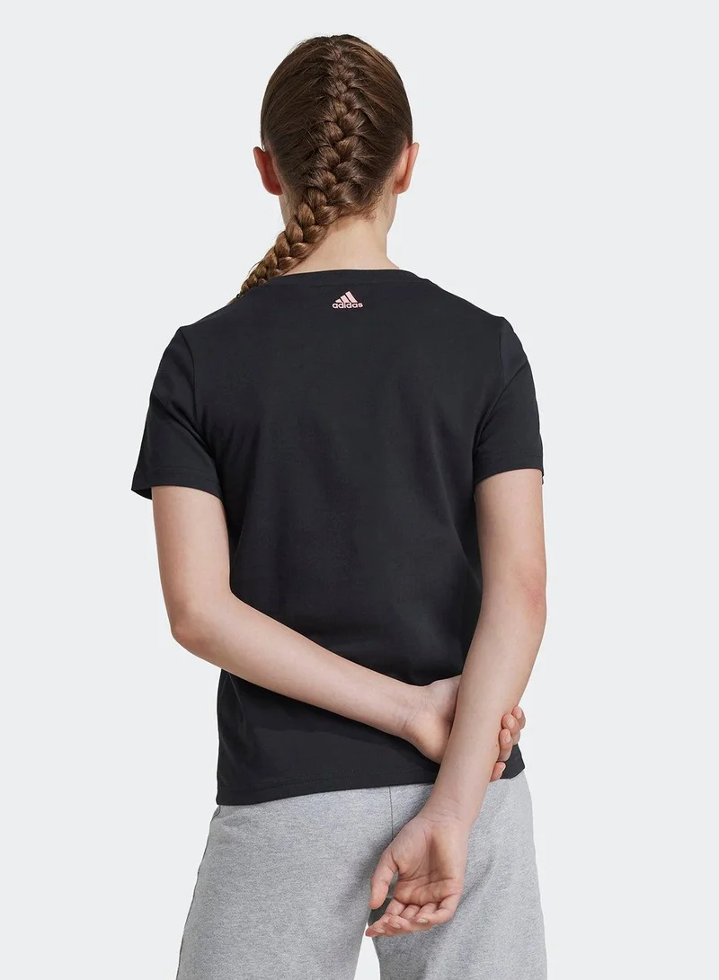 adidas تيشيرت تدريب أسود للبنات من إكسبريس مقاس - سنوات