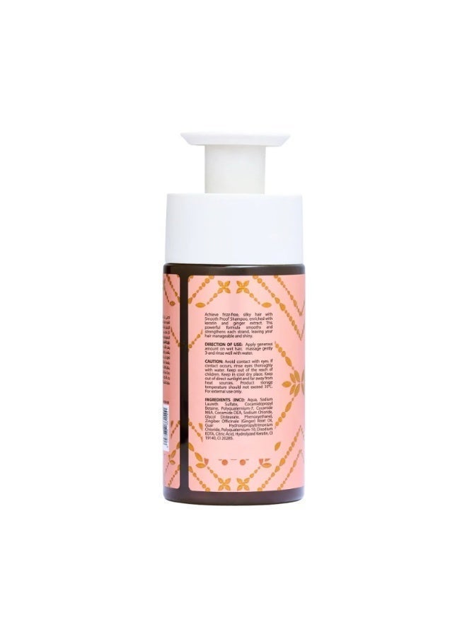 Anvati Smooth Proof Shampoo 250ml – Keratin & Ginger Infused Hair Cleanser for Frizz-Free, Silky, Manageable, Strengthened Hair - Image 3