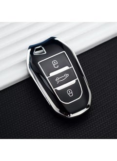 Şenyıldız Aksesuar Peugeot 208 308 508 2008 3008 5008 Rifter Key Protection Case Keyless Start Chrome Detailed  - Image 1