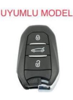 Şenyıldız Aksesuar Peugeot 208 308 508 2008 3008 5008 Rifter Key Protection Case Keyless Start Chrome Detailed  - Image 3