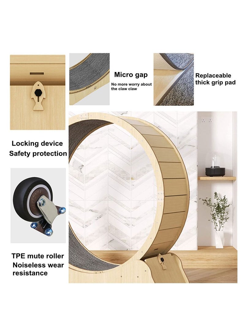 null - Cat Treadmill Pet Exercise Running Wheel Cat Climbing Frame - Image 1