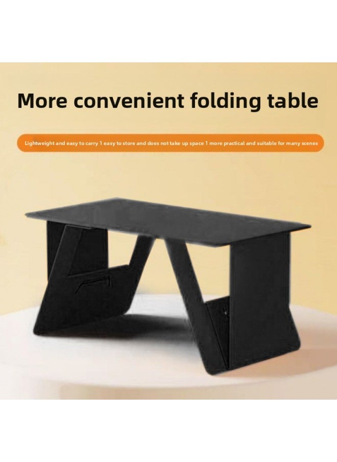 Generic - Light And Thin Laptop Bracket For Car Invisible Foldable Card Small Table Board Universal For Car Front And Rear Auxiliary Driver-Colour:[premium Black] Upgraded Velcro + Magnetic Style + Special Felt Bag★More Stable★ - Image 1