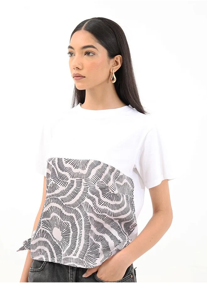 Studio Erst Scarf Print T-shirt