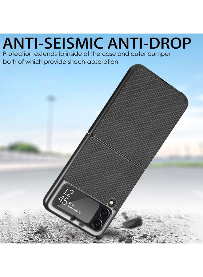 Depend Case For Samsung Galaxy Z Flip 4, Built In Front Screen Protector, Shock Resistant And Fall Proof, Hidden Hinge Ultra Slim Fashion Suitcase Shaped Protection Cover For Flip 4 - Image 4