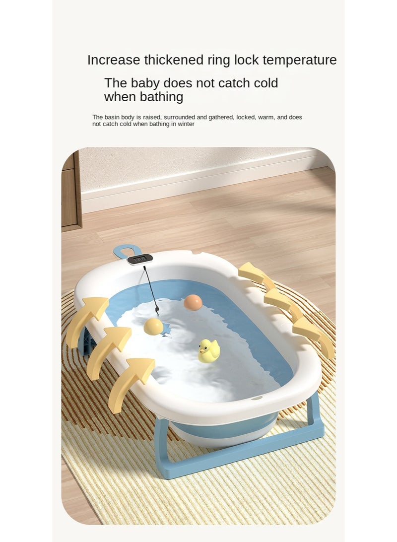 لحظة مرح حوض استحمام للاطفال قابل للطي مع مقياس حرارة - Image 5