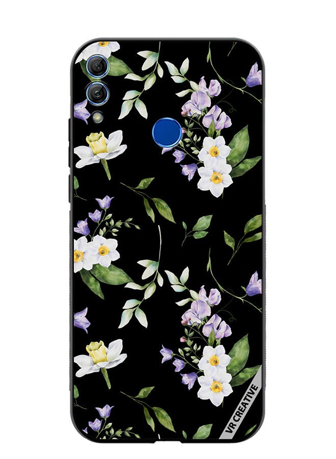 VR CREATIVE Protective Case Cover For Honor 10 Lite Flower Design Multicolour