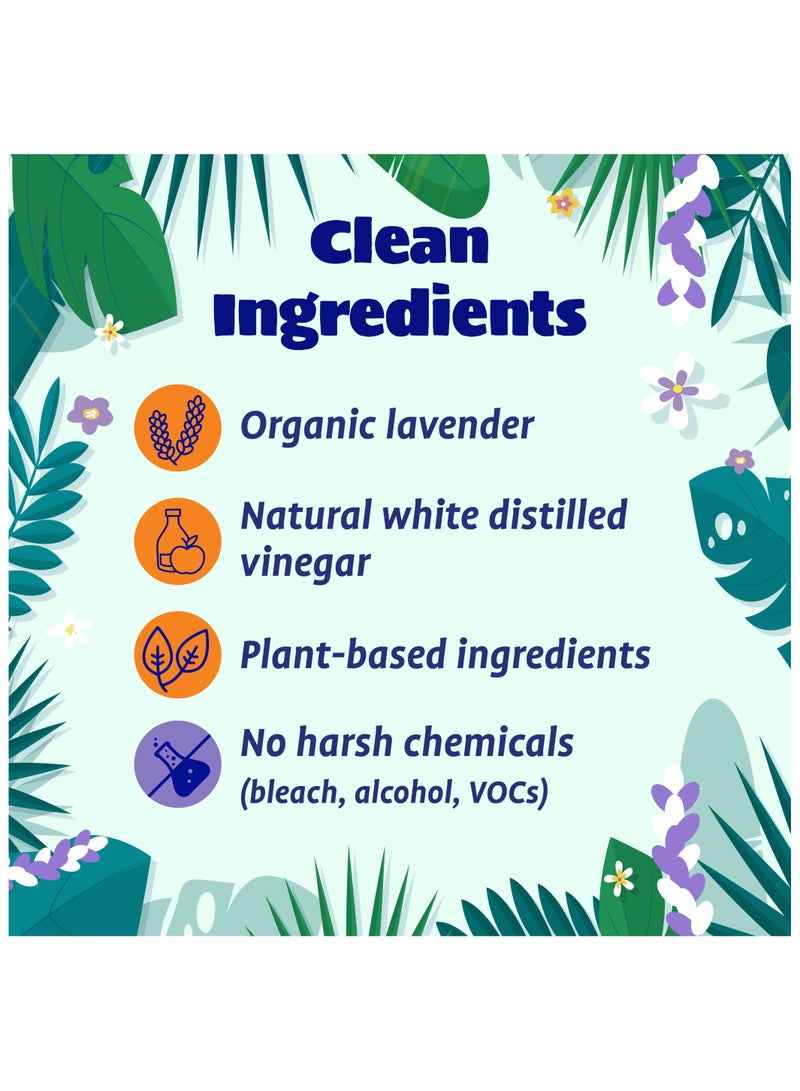 Originally Yellow All Purpose Vinegar Cleaner Concentrate Organic Lavender 1.89L - Image 4