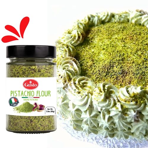GUSTO ETNA Pistachio Flour, 80 g, Sicilian Fine Chopped Pistachio Flour, Ground Pistachios, Pistachio Powder, Gluten Free Flour, high Protein, Non Gmo, Vegan, Product of Bronte, Sicily, From Italy - Image 4