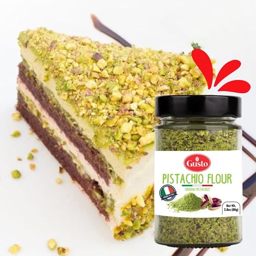 GUSTO ETNA Pistachio Flour, 80 g, Sicilian Fine Chopped Pistachio Flour, Ground Pistachios, Pistachio Powder, Gluten Free Flour, high Protein, Non Gmo, Vegan, Product of Bronte, Sicily, From Italy - Image 3