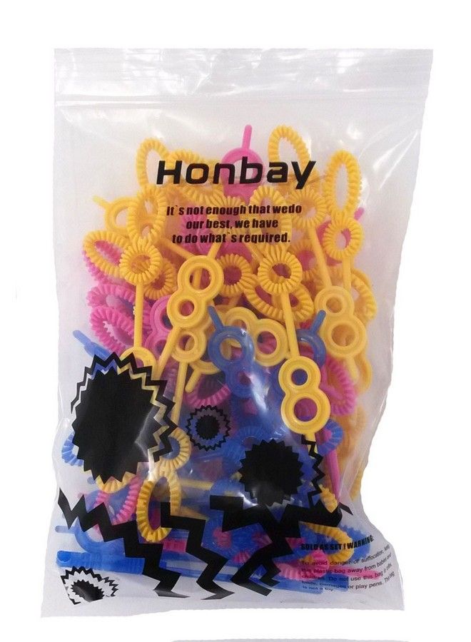 HONBAY 50Pcs Colorful Multihole Bubble Wands - Image 5