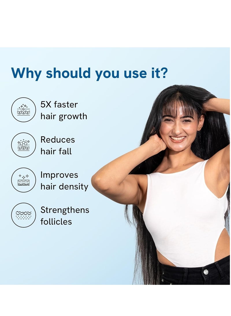 Be Bodywise Rosemary Hair Serum (Roll On) | 3% Redensyl, 2% Aminexil & 2% Anagain | Thicker & Stronger Hair | Prevents Hair Fall & Stimulates Follicles | For All Hair Types | 25ml - Image 2