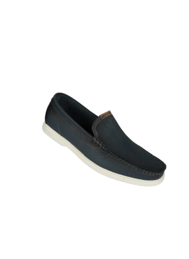 DEMOCRATA - 032-130 Democrata Mens Casual Loafer Slip on Shoes 226201-001 Navy - Image 1