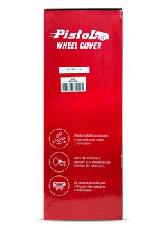 Pistol 15 Inch Hubcaps Set of 4PC Automotive Hub Caps with Universal Snap-On Retention Rings Pistol Wheel Cover Kit,  - Image 5