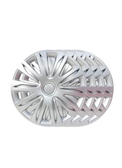 Pistol 15 Inch Hubcaps Set of 4PC Automotive Hub Caps with Universal Snap-On Retention Rings Pistol Wheel Cover Kit,  - Image 1
