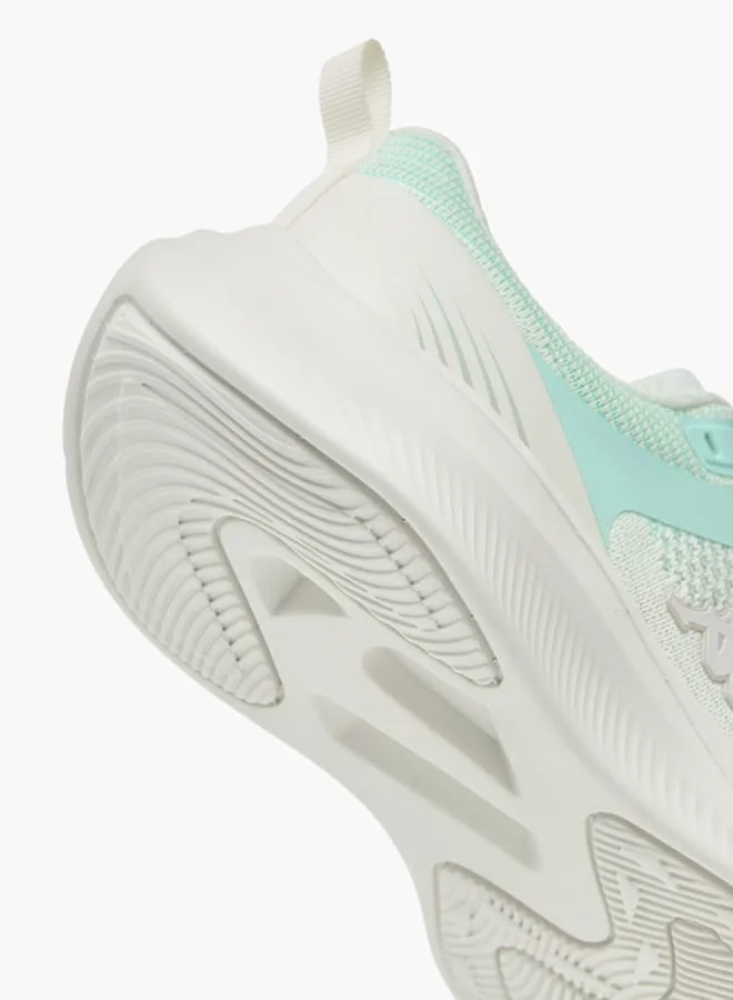 كابا Womens Panelled Lace-Up Sports Shoes with Pull Tab