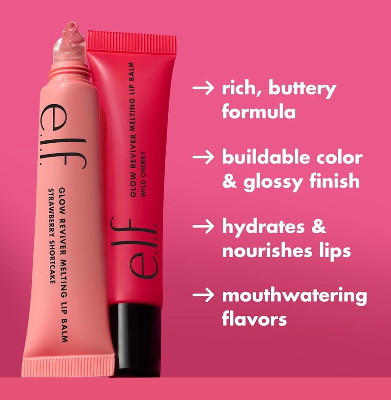 elf e.l.f. Glow Reviver Melting Lip Balm Vanilla Toffee - Image 4