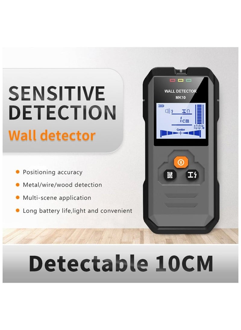 Generic - Stud Finder Wall Scanner - 5 in 1 Stud Finder Tool with Intelligent Microprocessor Chip and LCD Display, Stud Detector Beam Finders for The Center and Edge of Wood AC Wire Metal Studs Joist Pipe - Image 1