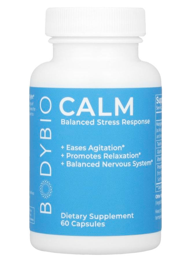 BodyBio - Calm 60 Capsules - Image 1