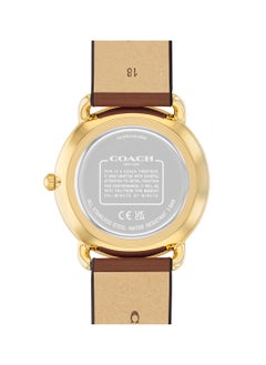 COACH Women's Analog Round Shape Leather Wrist Watch 14504201 - 36 Mm  - Image 3