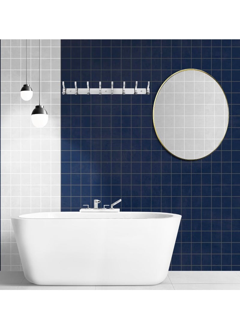 ROLLYWARE ROLLYWARE Heavy Duty J Shape Stainless Steel Cloth Hanger Khunti Suitable for Bathroom Bedroom Kitchen Wall Hook ScarfCoatKeys Tie Clothes Towel Door Robe Hanging Silver 1 8 Hook J Shape  - Image 4
