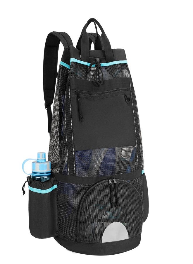 Fasrom Scuba Diving Bag, XL Mesh Dive Bag Backpack for Snorkeling Gear, Mask, Fins, Snorkel, with Shoe Compartment and Wet & Dry Separation, Black(Patent Design, Empty Bag Only) - Image 1