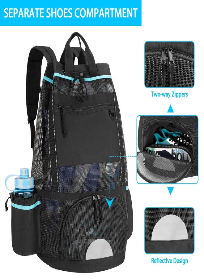 Fasrom Scuba Diving Bag, XL Mesh Dive Bag Backpack for Snorkeling Gear, Mask, Fins, Snorkel, with Shoe Compartment and Wet & Dry Separation, Black(Patent Design, Empty Bag Only) - Image 3