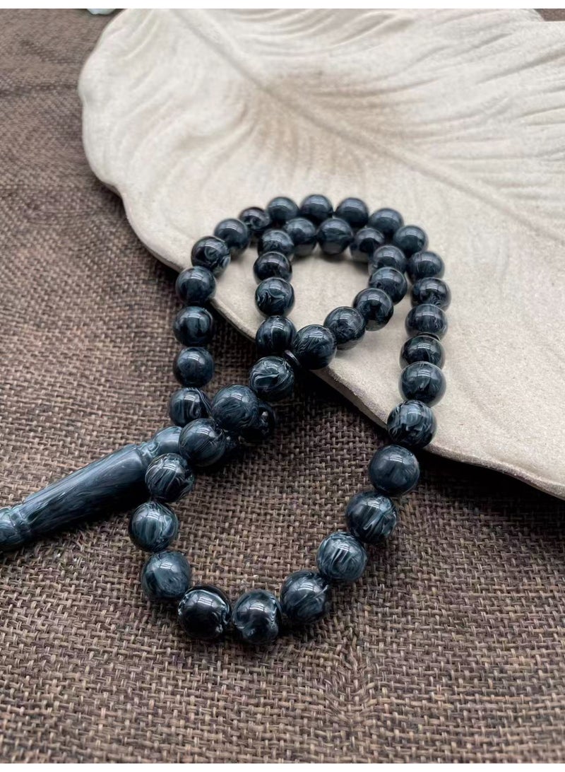 10 مم 45 قطعة من الاكريليك مصنوعة يدويا حبات الصلاة العربية - Image 2