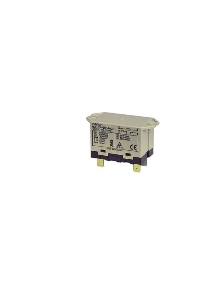 Generic General Purpose Tub Relay with Test Button, Class B Insulation, QuickConnect Terminal, Upper Bracket Mounting, Double Pole TUBJ-CB (G7L-2A-TUBJ (24V))  - Image 2