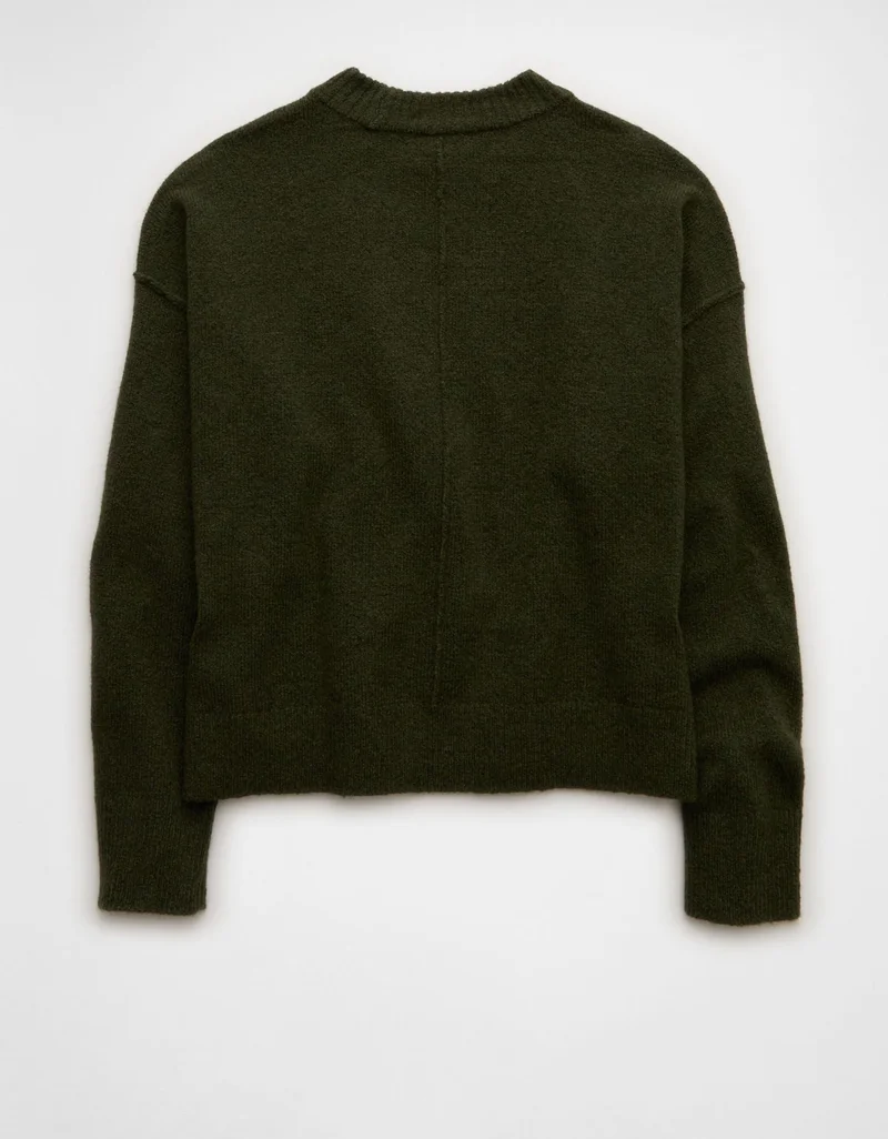 American Eagle AE Whoa So Soft Mock Neck Sweater