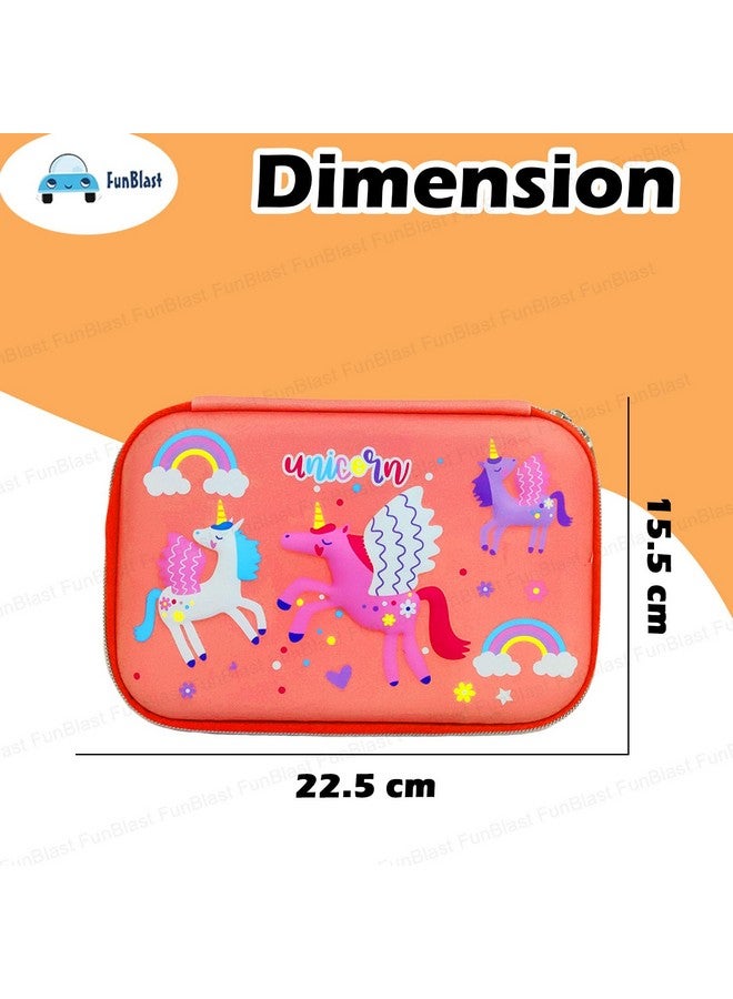 FunBlast Pencil Case for Kids, Kids Pencil Pouch, Unicorn Pouch for Girls, Pencil Pouches for Kids, Pencil Box for Girls, Pencil Case Organizer for Girls, Return Gifts for Kids - Image 2