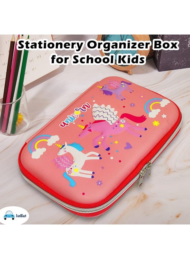 FunBlast Pencil Case for Kids, Kids Pencil Pouch, Unicorn Pouch for Girls, Pencil Pouches for Kids, Pencil Box for Girls, Pencil Case Organizer for Girls, Return Gifts for Kids - Image 4