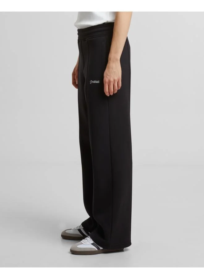 Prohibited Black Loose Fit Sweatpants  | Best Price UAE