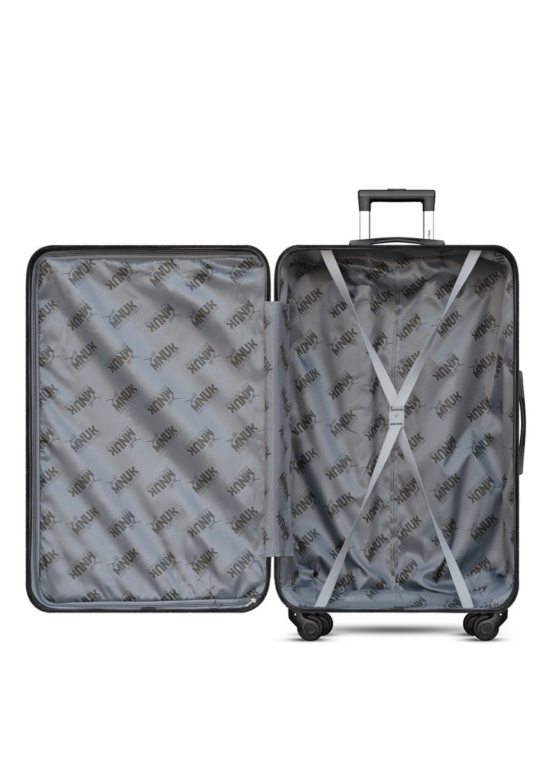 MNUK Pilgrimage Carry-on Luggage | Hardside Soft Handle Trolley with TSA Lock | 360° 4 Wheeler| Cabin-20 Inch, Silver - Image 3