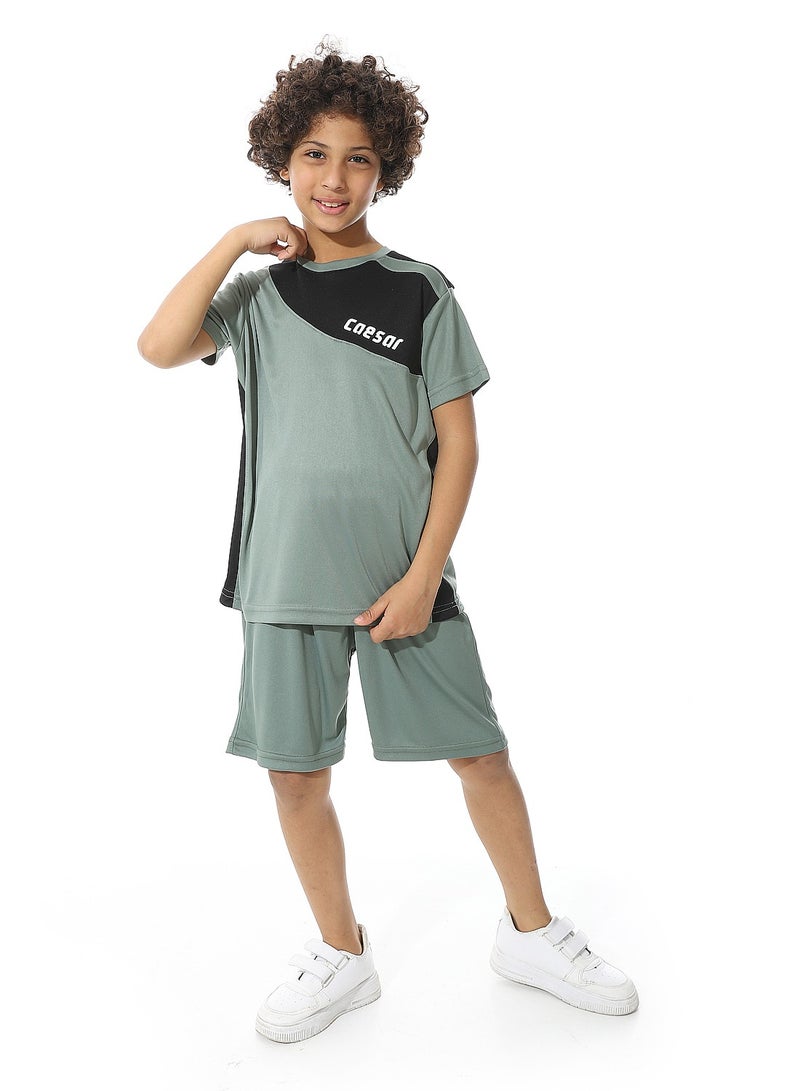 Caesar BoysSport T-Shirt With Short Set - Image 1